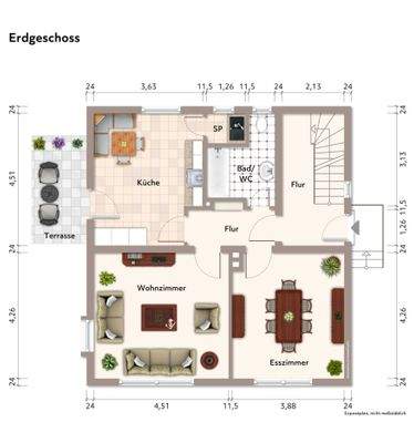 Haus Nr. 2 Grundriss EG