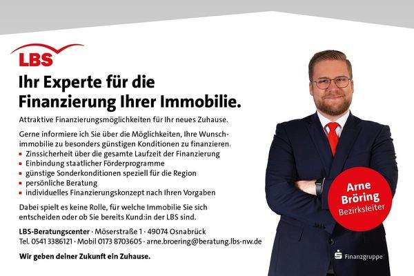 Exposeanzeige Bröring 150x100mm