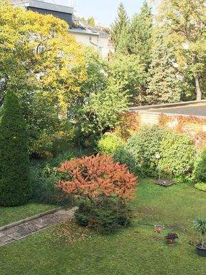 Blick von Loggia in den Garten