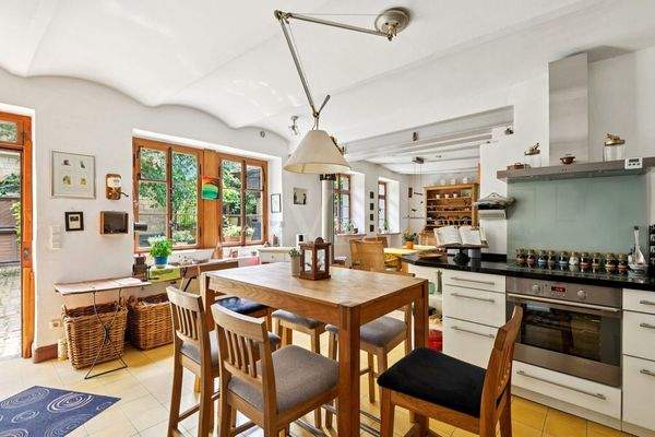 Küche und Essbereich Haupthaus