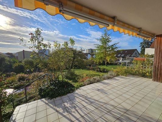 Terrasse Gartenblick