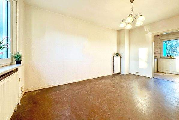 Wohnzimmer / offener Küchenbereich