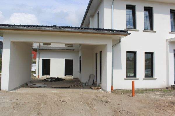 Carport Rohbau 2025 Sommer