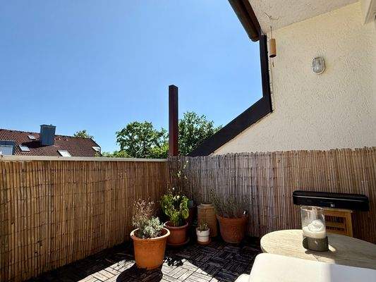 Balkon in Südausrichtung 