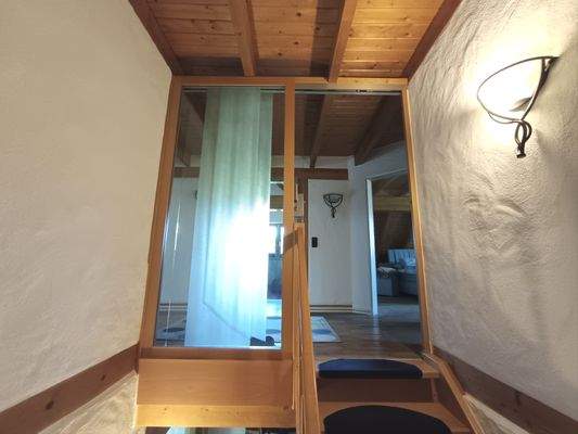 abschließbarer Treppenabgang