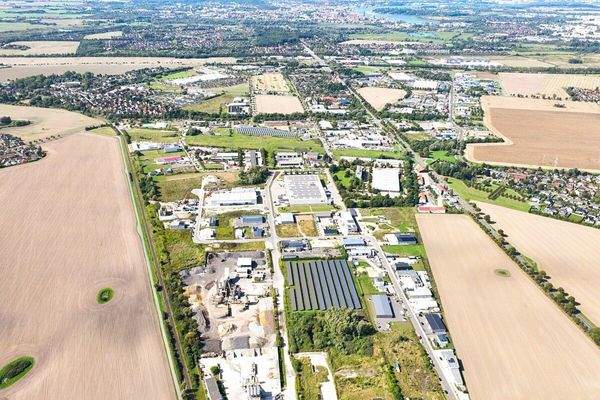 Luftbild zum Gewerbegebiet