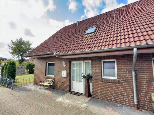 Haupteingang Doppelhaushälfte