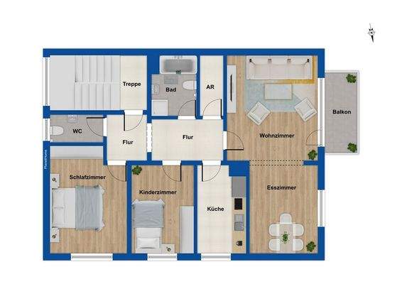 Grundriss Obergeschoss