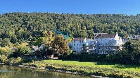 Blick von der gegenüberliegenden Weserseite