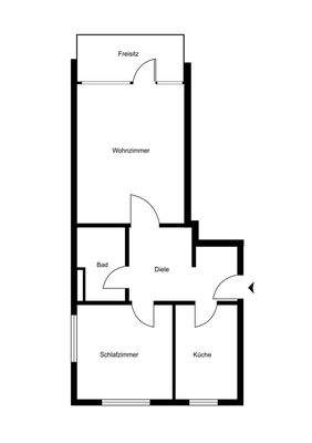 Grundriss - nicht maßstabsgetreu