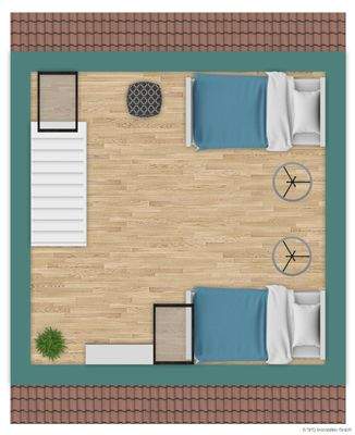 Grundriss Skizze Dachgeschoss