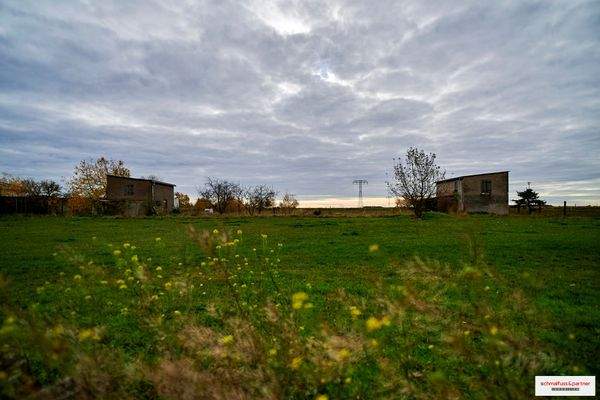 Blick auf das Baufeld