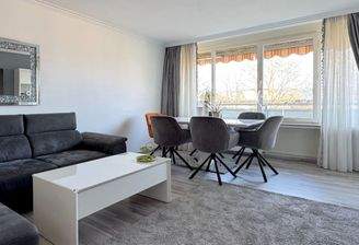 Essbereich im Wohnzimmer