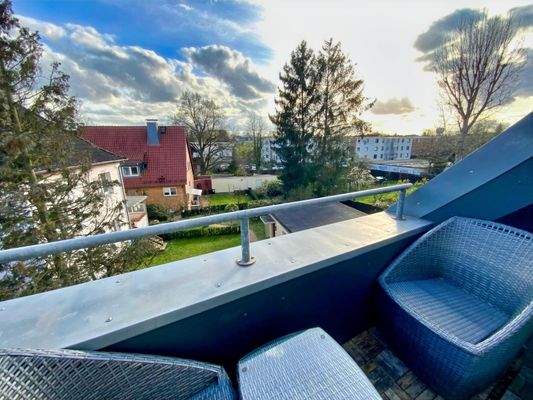 Blick vom Südbalkon