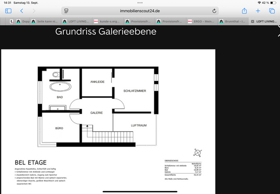 Grundriss Dachgeschoss