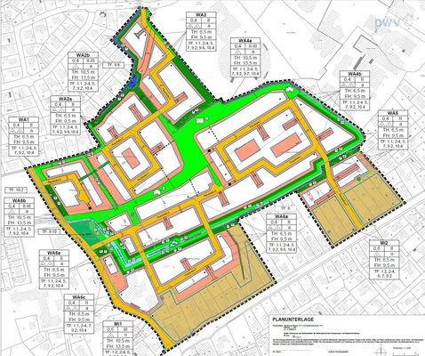 Auszug B-Plan Nr. 333