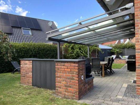 Blick auf die Terrasse