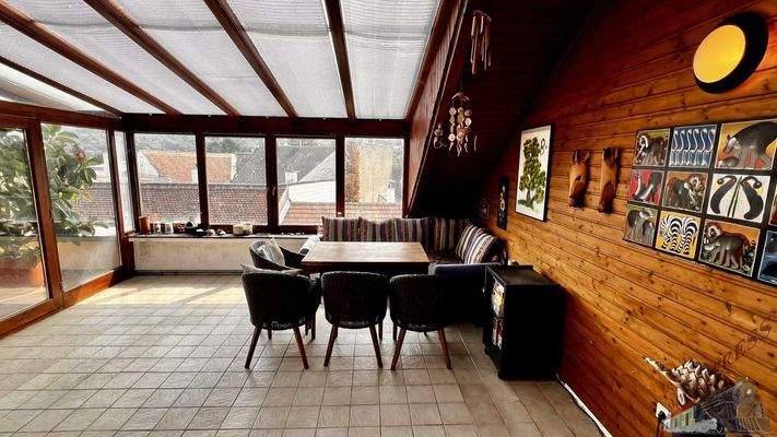 Wintergarten = erweitertes Wohnzimmer