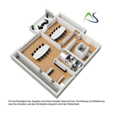 Grundriss 3. OG - 3D