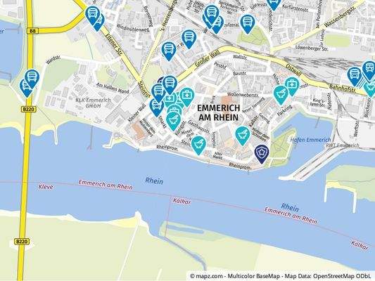 Geolyzer Kartenausschnitt