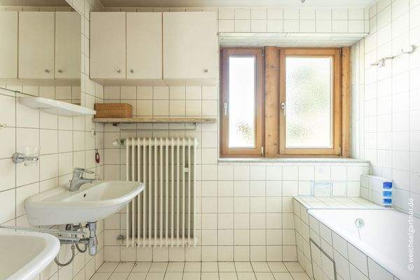 Tageslichtbad im Obergeschoss 