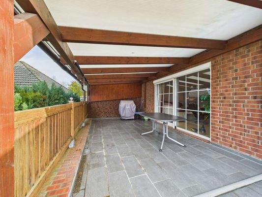 Überdachte Terrasse