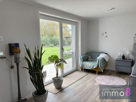 vom Schlafzimmer in den Garten