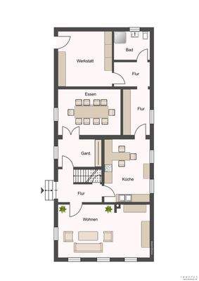 Grundriss Erdgeschoss