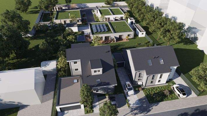 Vogelperspektive 3-Familienhaus