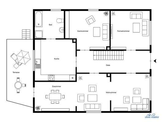 Grundriss Erdgeschoss