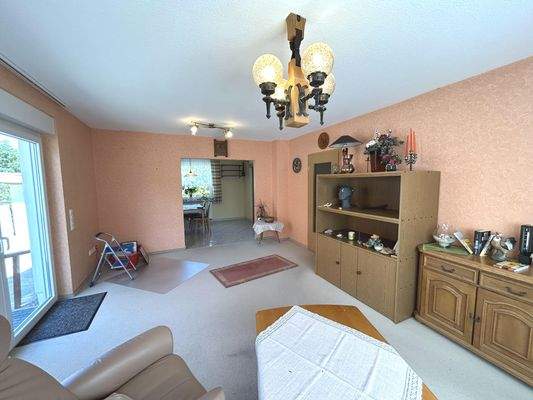 geöffneter Wohn-Essbereich