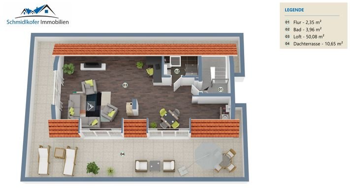 Grundriss Loft