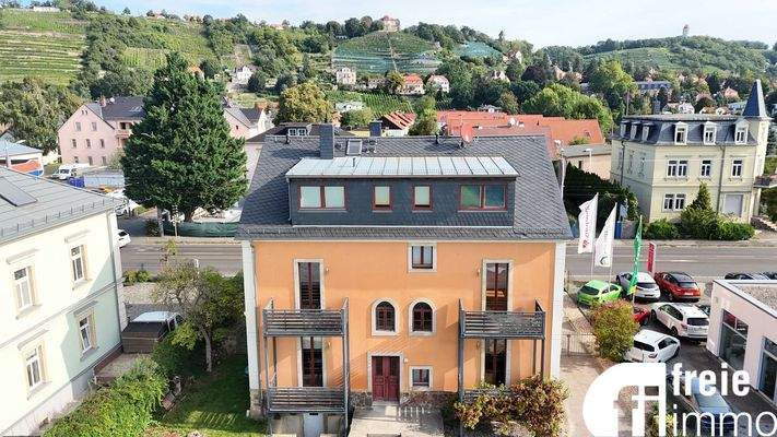 Blick zu den Weinbergen