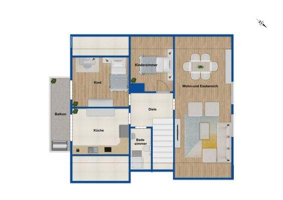 Grundriss Dachgeschoss