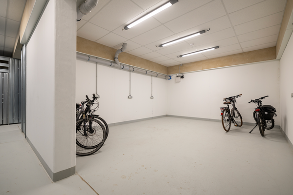 Fahrradkeller mit Ladestation