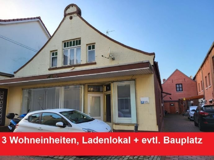 !Provisionsfrei Kapitalanleger aufgepasst, Mindestgebot ab 280.000€! Vielseitig verwendbares Mehrfamilienhaus mit 3 WE, Ladenlokal und zusätzlichem Ba