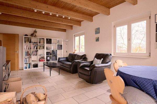 Blick in das Wohnzimmer