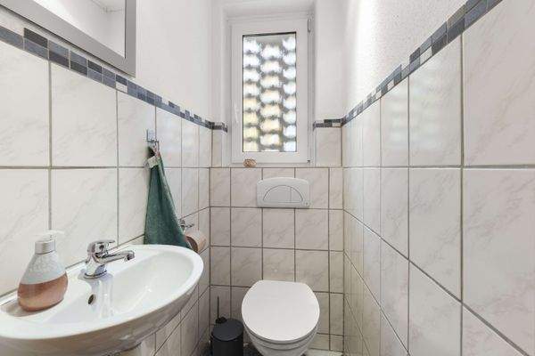 Gäste WC im Erdgeschoss