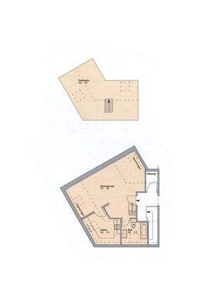 1,5-Zimmer-Maisonette im 2. Obergeschoss