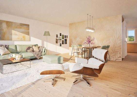 Doppelhaushälfte Bermatingen – Innenansicht Wohnen & Essen