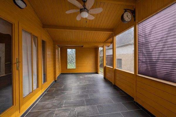 Terrasse am Gartenhaus