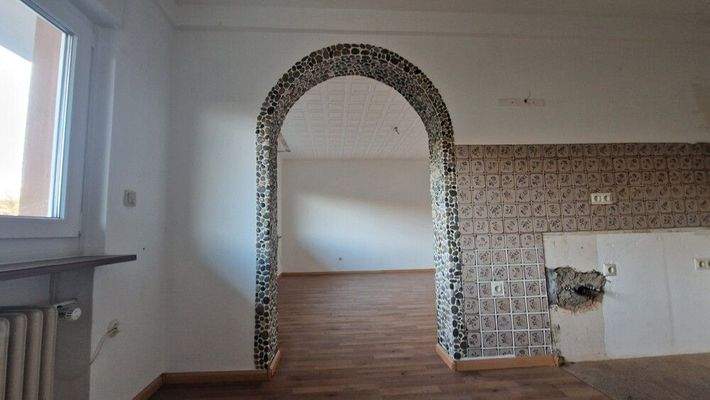 Durchgang Küche Wohnzimmer Whg. 2