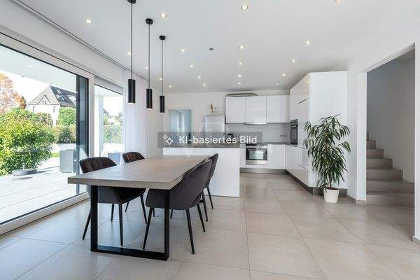 Küche / Essen mit Zugang Terrasse KI