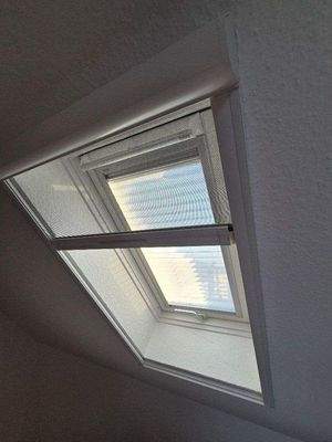 Fliegengitter im Schlafzimmer