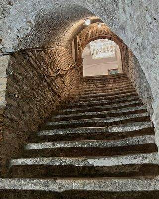 historische Gewölbetreppe