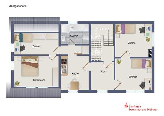 Grundriss Obergeschoss