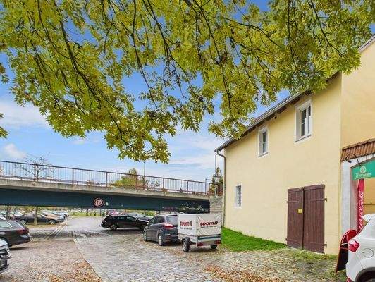 Nordansicht / Hintereingang