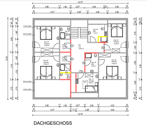 Grundriss Dachgeschoss