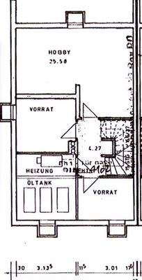 Grundriss Souterrain