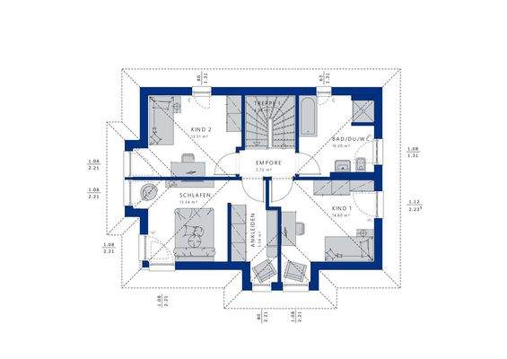 Obergeschoss veränderbar